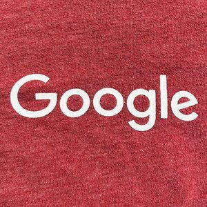 Google Maroon Logo Crewneck Sweatshirt size Small